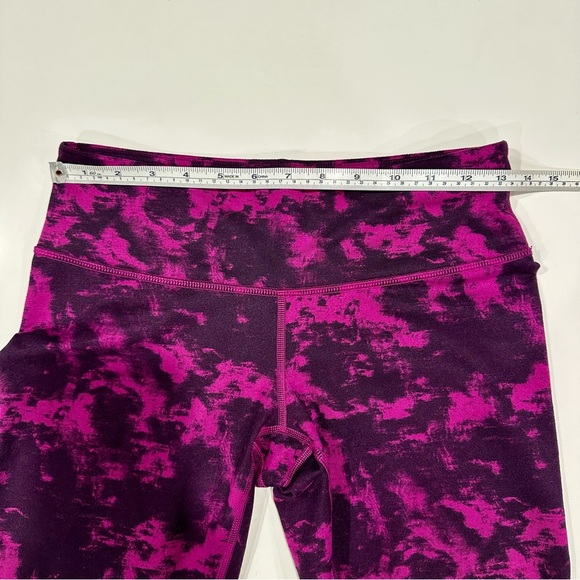Lululemon Wunder Under Crop Leggings Tye Dye Size 6 - Picture 6 of 8